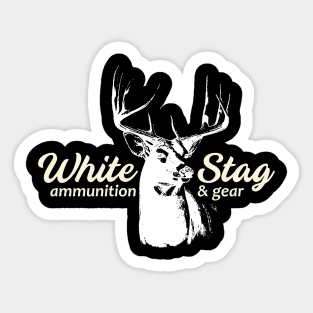 White Stag Sticker